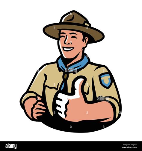 scout ranger drawing easy|Scout Ranger Illustrations & Vectors .